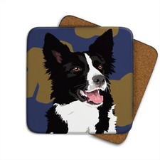 Border Collie Coaster | Leslie