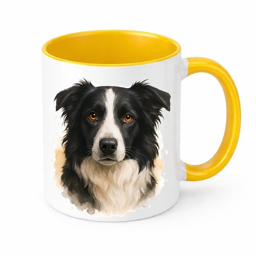 Border collie mug brew crew - border,
