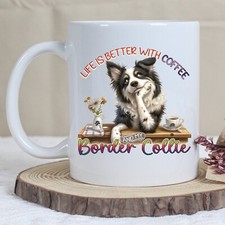 Pet Dog Mug, Funny Border