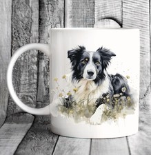 Pet Dog Mug, watercolour