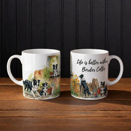 Border collie mug life - collie,
