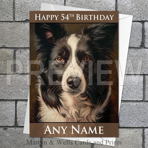 Border collie birthday - border,