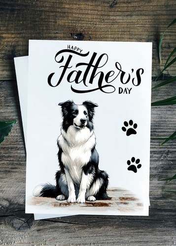 Border collie father day - border,