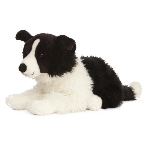 Lying border collie plush soft - border,
